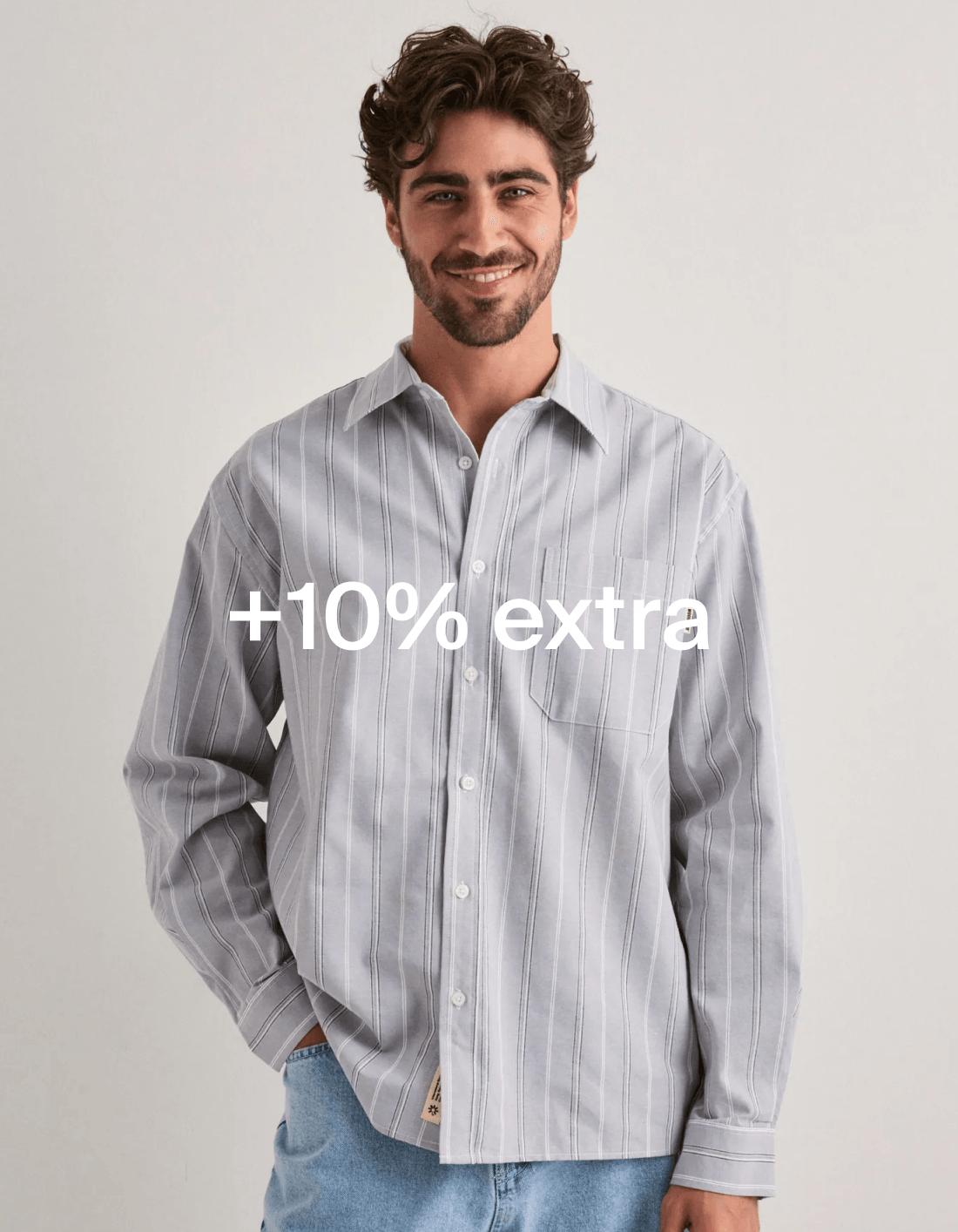 +10% extra off shirts